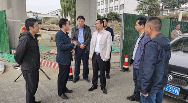 沂源縣縣長(zhǎng)、淄博市交通運(yùn)輸局、改建辦等領(lǐng)導(dǎo)蒞臨膠海線(xiàn)檢查安全工作