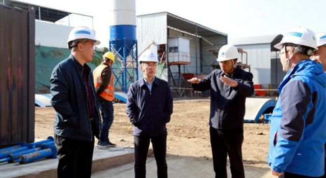 淄博市交通運(yùn)輸事業(yè)服務(wù)中心對沂邳線改建工程進(jìn)行督導(dǎo)檢查