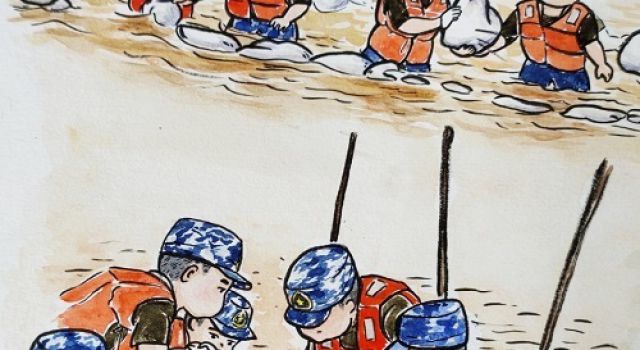 風(fēng)“豫”同舟，全國(guó)人民心連心，眾志成城渡難關(guān)